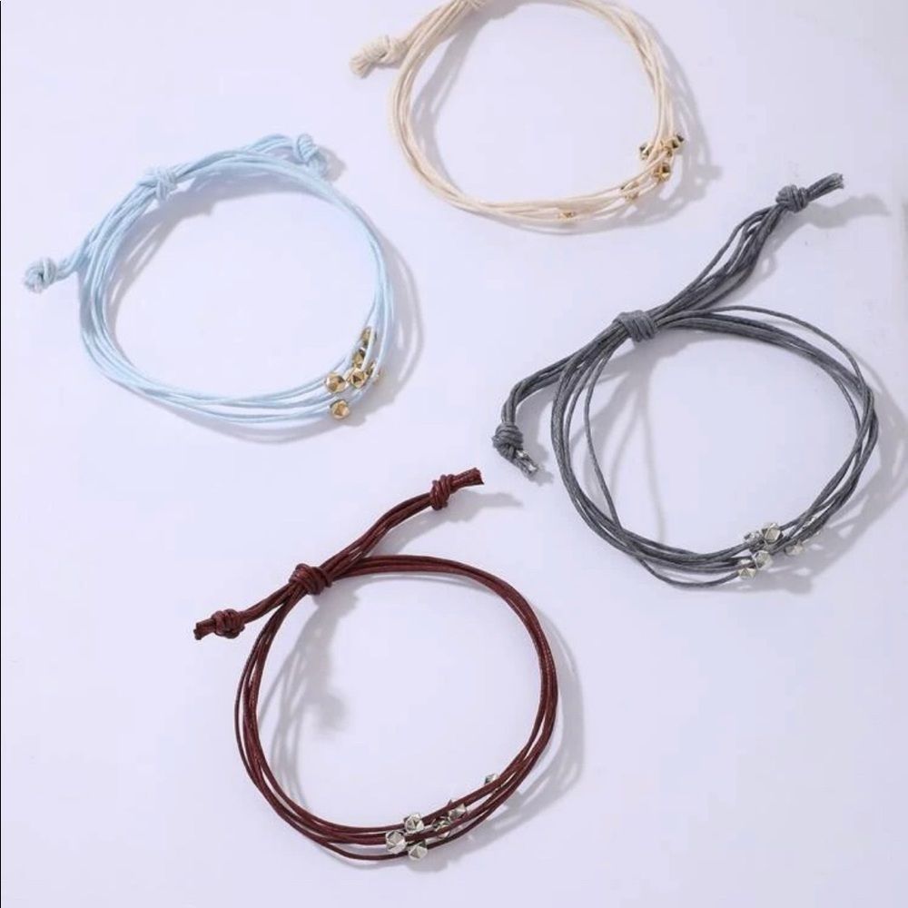 ❗️3/$30❗️Multi-Layered 4pc Bracelet Set - Picture 2 of 2